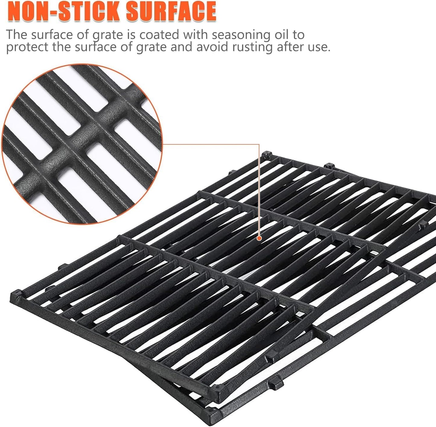 Grillrost für Spirit Gasgrill (44,5x26cm), 44.5x26cm