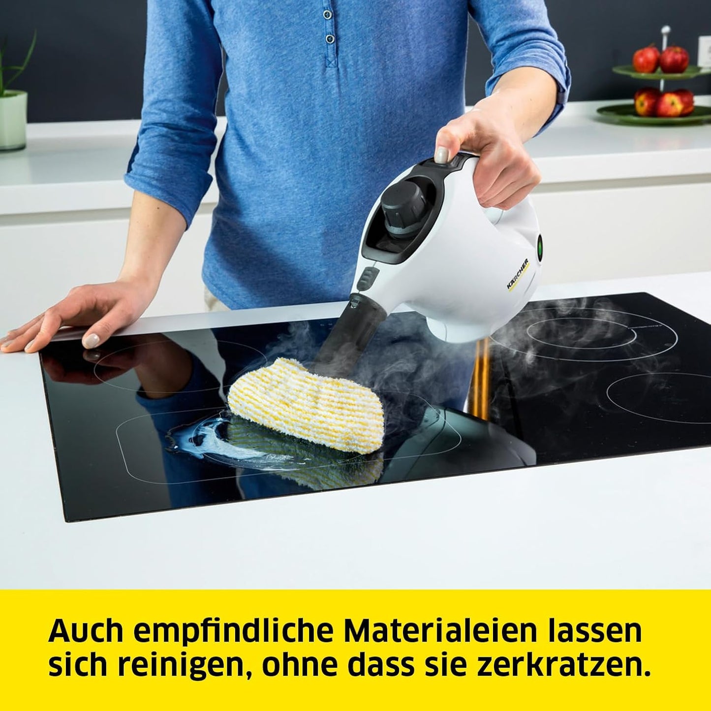 Dampfreiniger SC 1 EasyFix mit Bodenreinigungsset, 1.200 Watt
