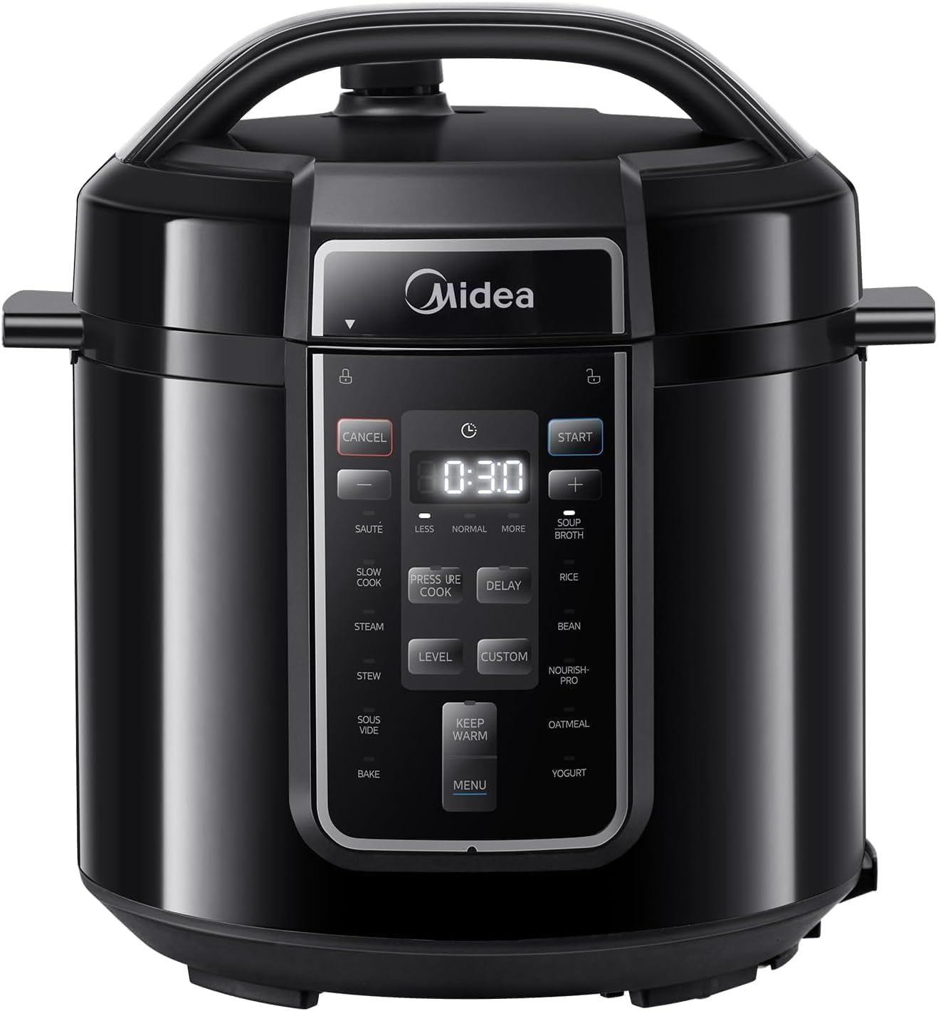 Elektrischer 9-in-1 Multikocher mit 14 Funktionen, 6 Liter ; Schwarz