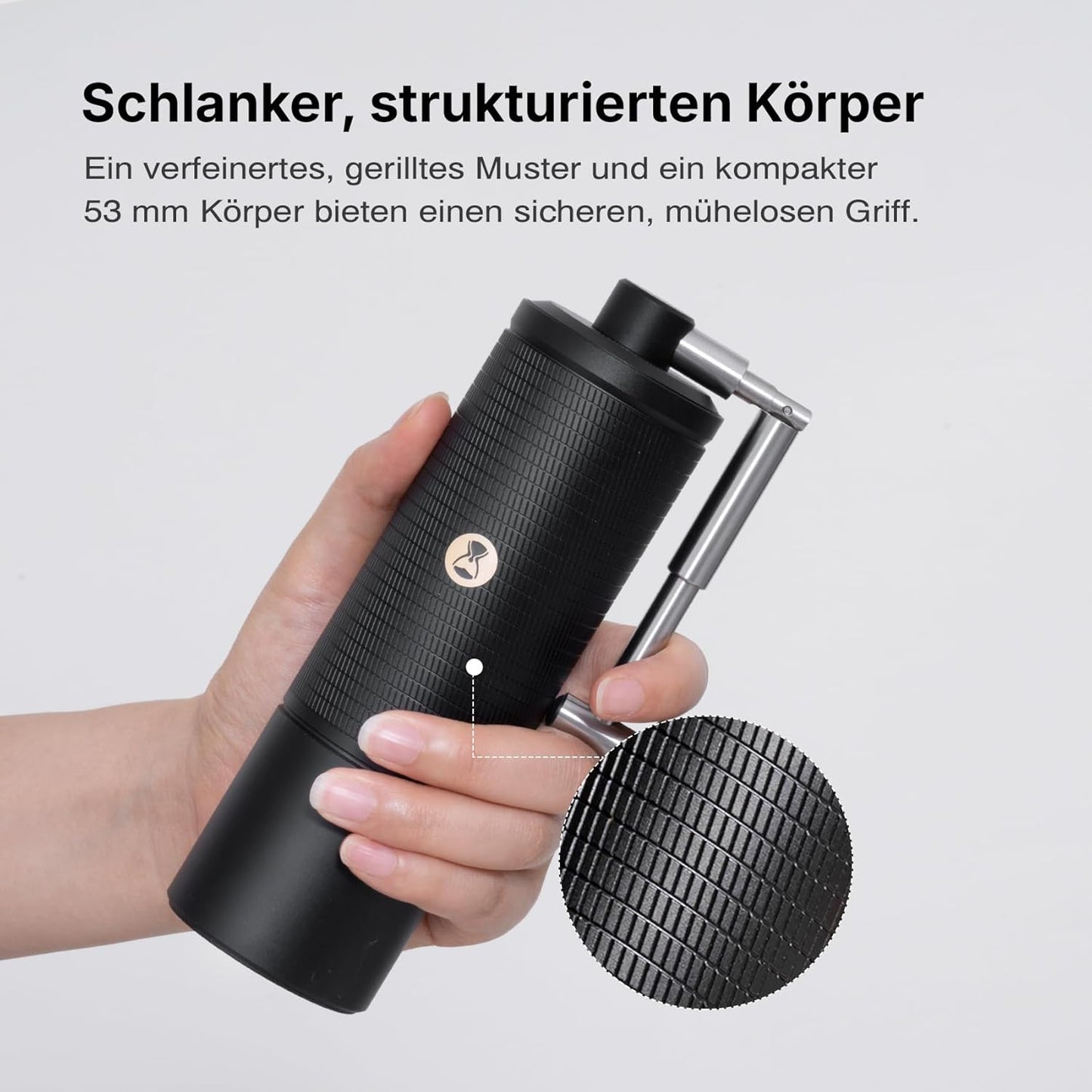 Handkaffeemühle C5 ESP Pro mit Präzisionsverstellung, C5 ESP Pro Schwarz