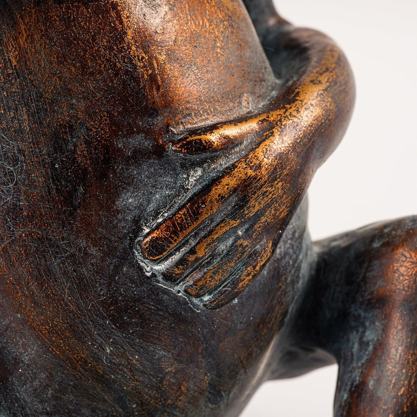 Wasserspeier-Figur Froschpaar für Teich und Garten