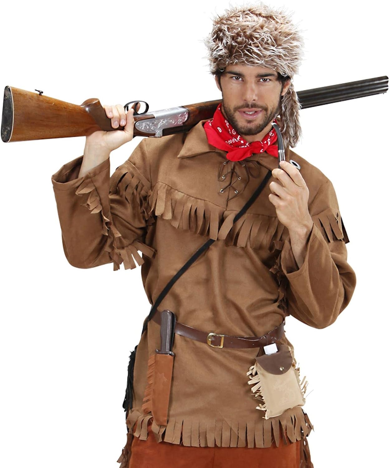 Trapper Cowboy Ranger Jäger Kostüm, S