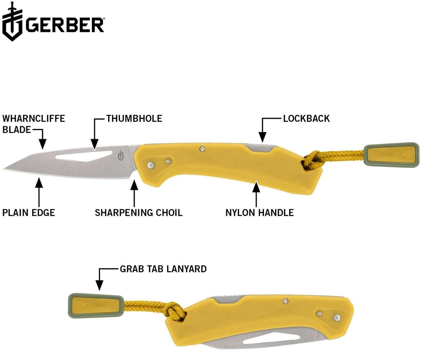 Taschenmesser LST Mini, Gelb