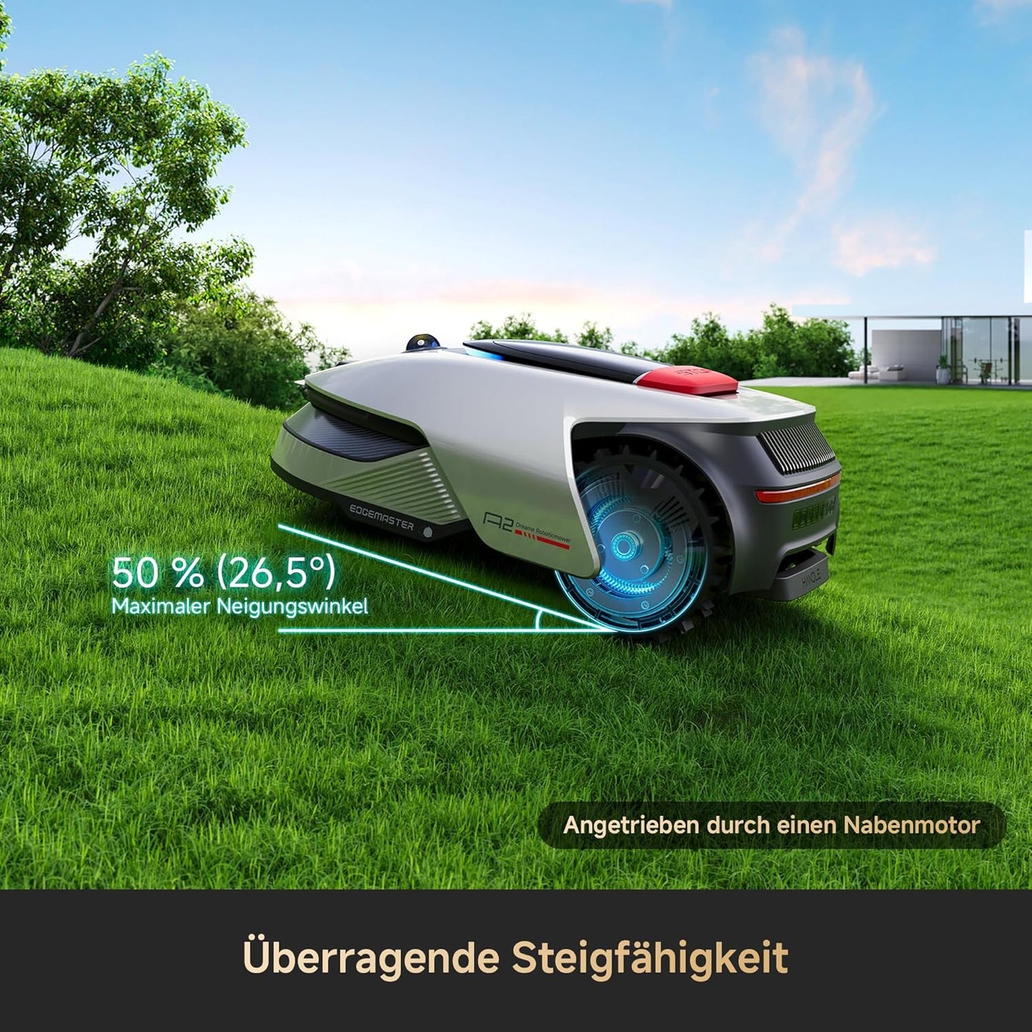 Dreame A2, 66.5 cm x 27 cm x 43.9 cm | Pack of 1 Mower A2