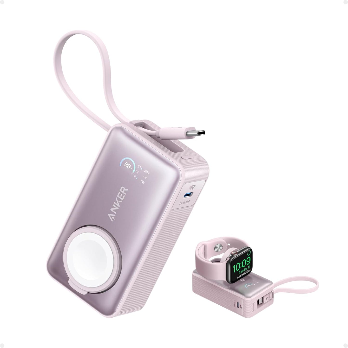 MagGo Powerbank für Apple Watch, Rosa