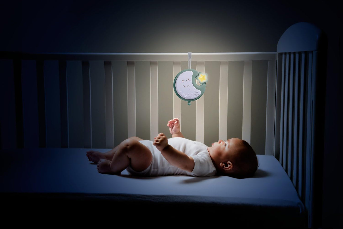 Baby-Mobile Next2Dreams mit Spieluhr und Nachtlichtprojektor, Next2Dreams Grün