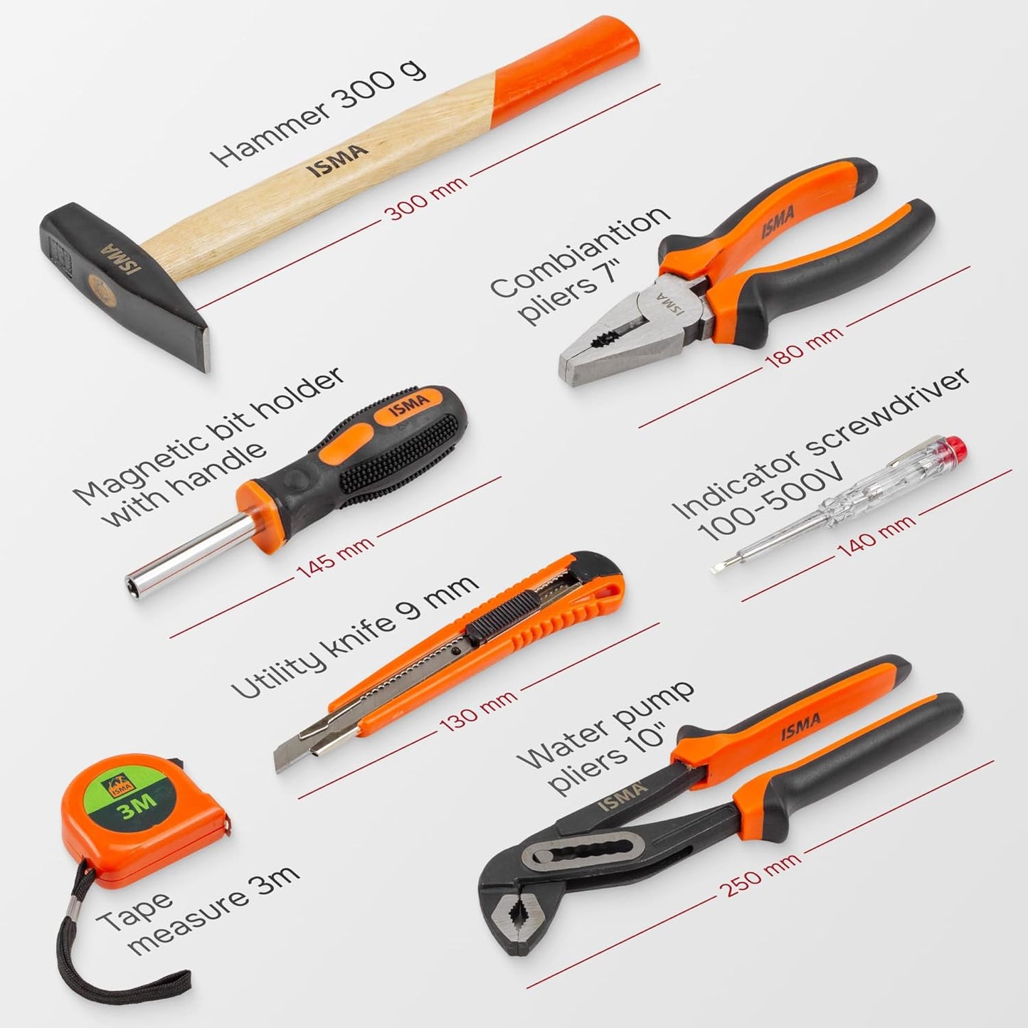 Multifunktionales Werkzeug-Set, 180