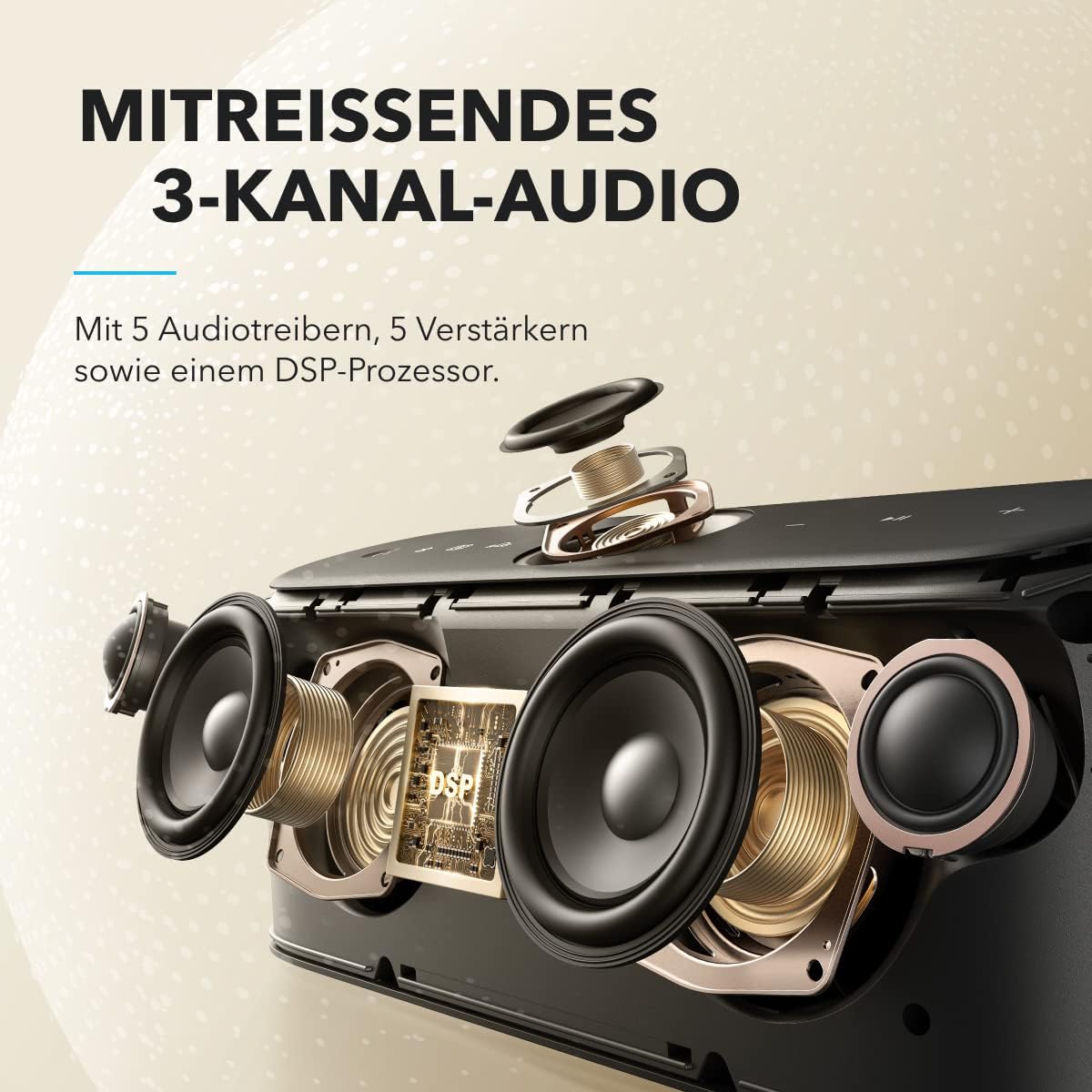 Bluetooth-Lautsprecher - Motion X600, blue