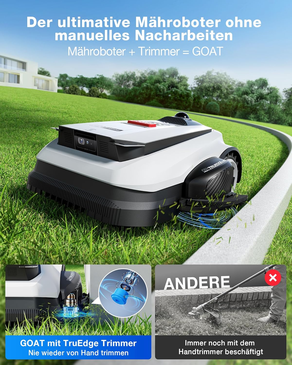 GOAT Mähroboter A1600 LiDAR PRO Care Kit, A1600 LiDAR PRO Care Kit