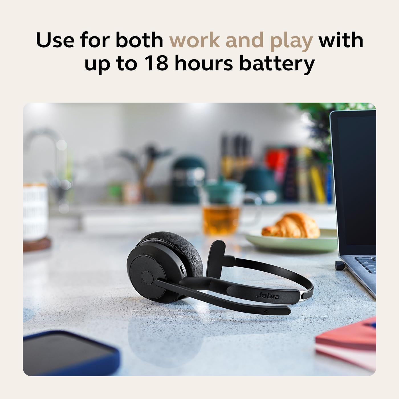 Evolve2 55 MS Mono USBA, Mono USB-A Adapter - Ohne Halterung MS Teams