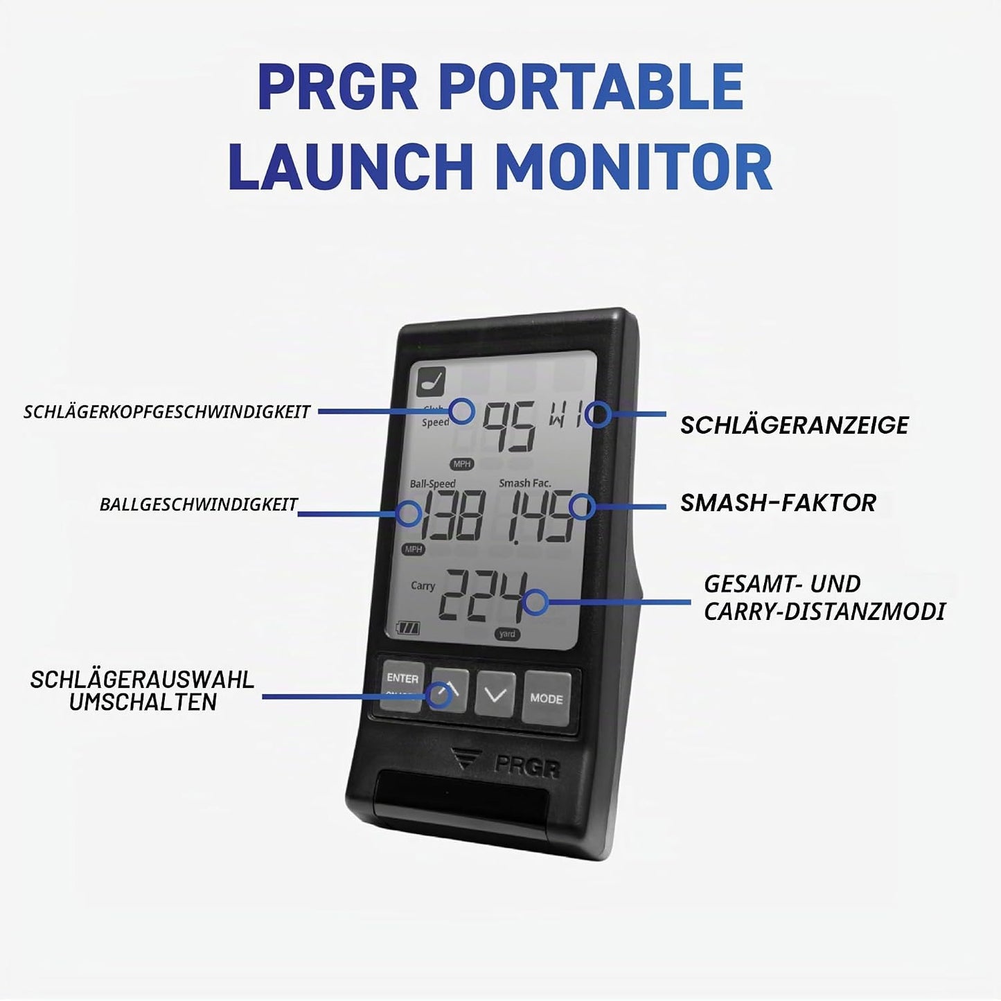 Tragbarer Golf-Launch-Monitor