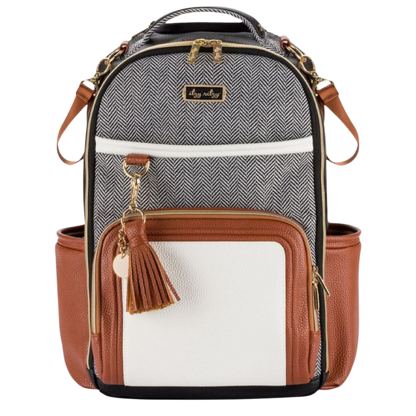 Wickelrucksack mit Laptopfach, Kaffee & Sahne