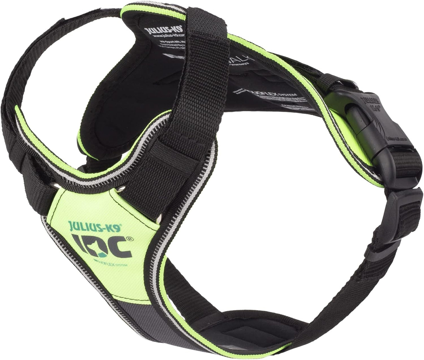 Longwalk - Hundegeschirr, Neon-Grau XS