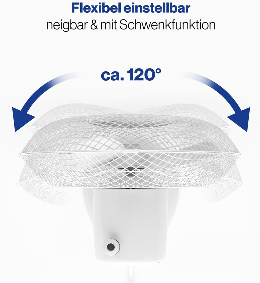 Tischventilator VL 3602, Weiss