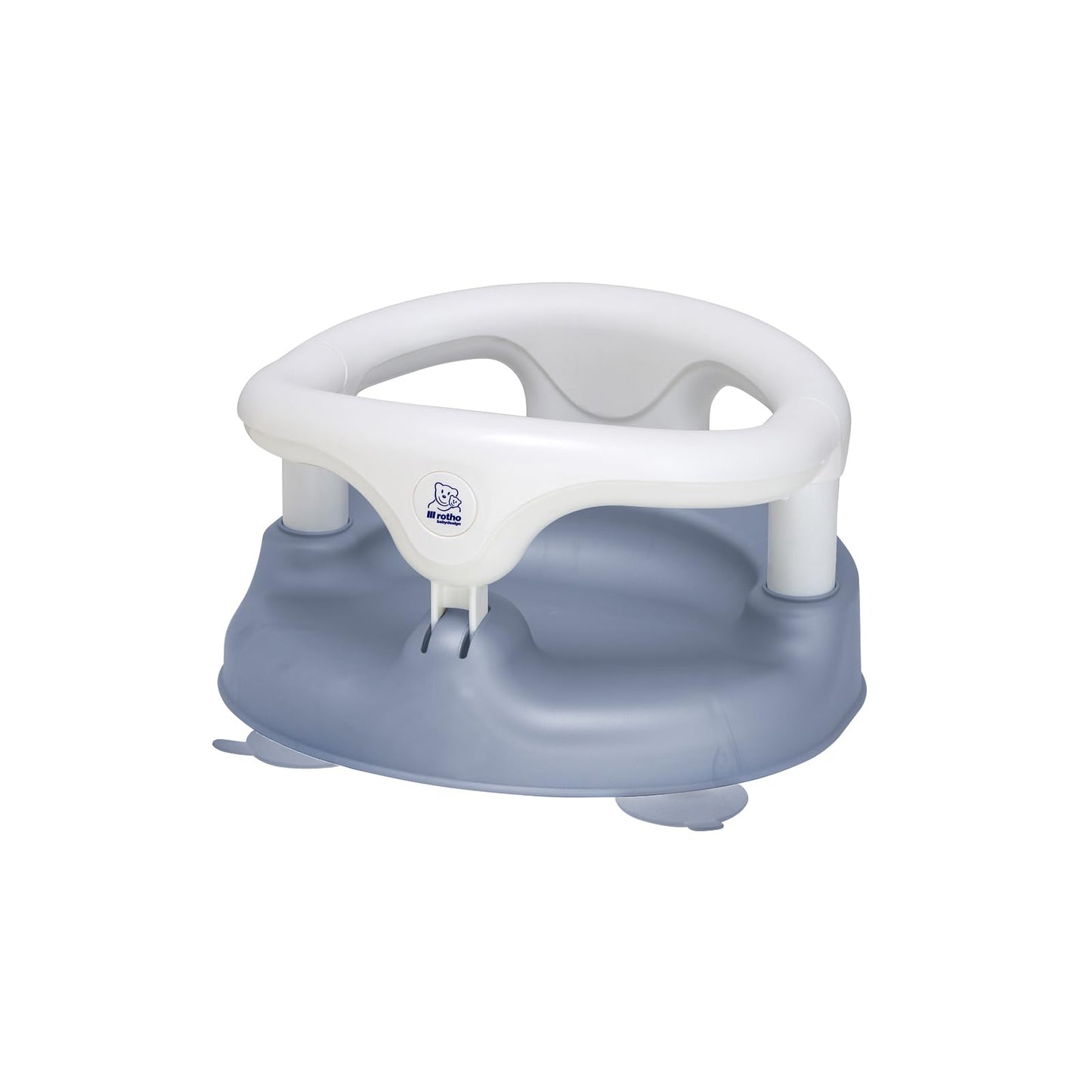 Badewannensitz mit Kindersicherung, Misty Blau