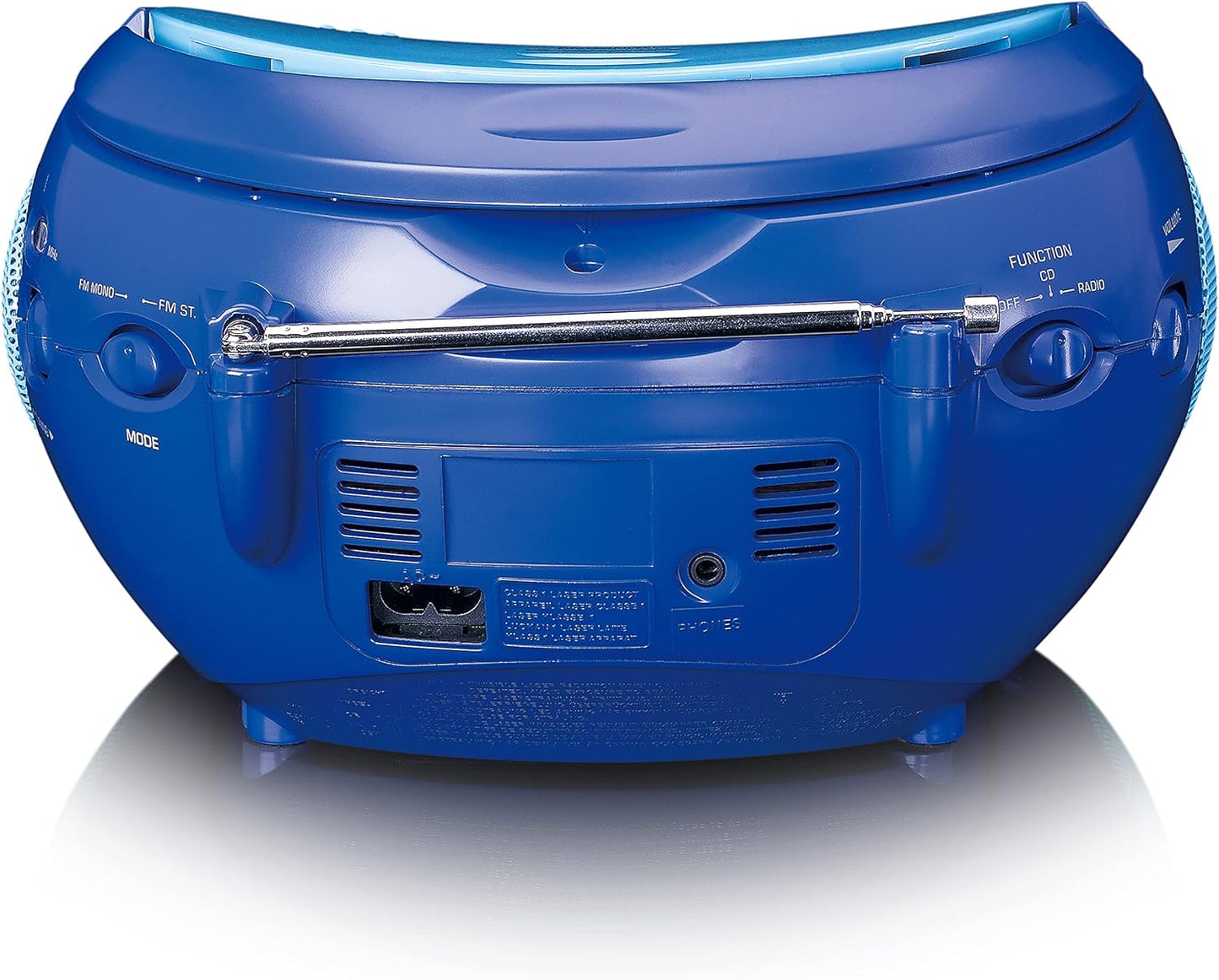 SCD-24 CD-Player mit Aufklebern, Mit Aufklebern Blau
