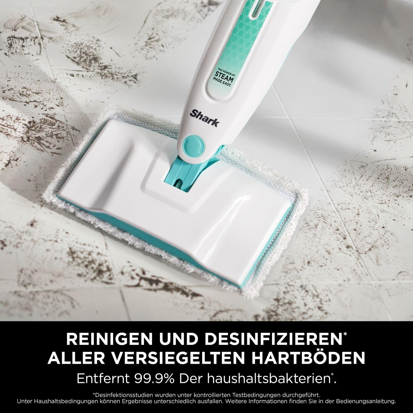 Dampfreiniger S1000EU für Hartböden mit Reinigungspads, Steam Mop