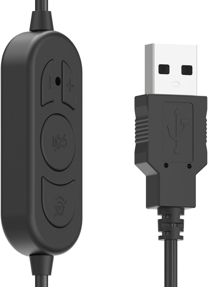 HS-USB300 V2 Headset mit Mikrofon und Lautstärkeregler