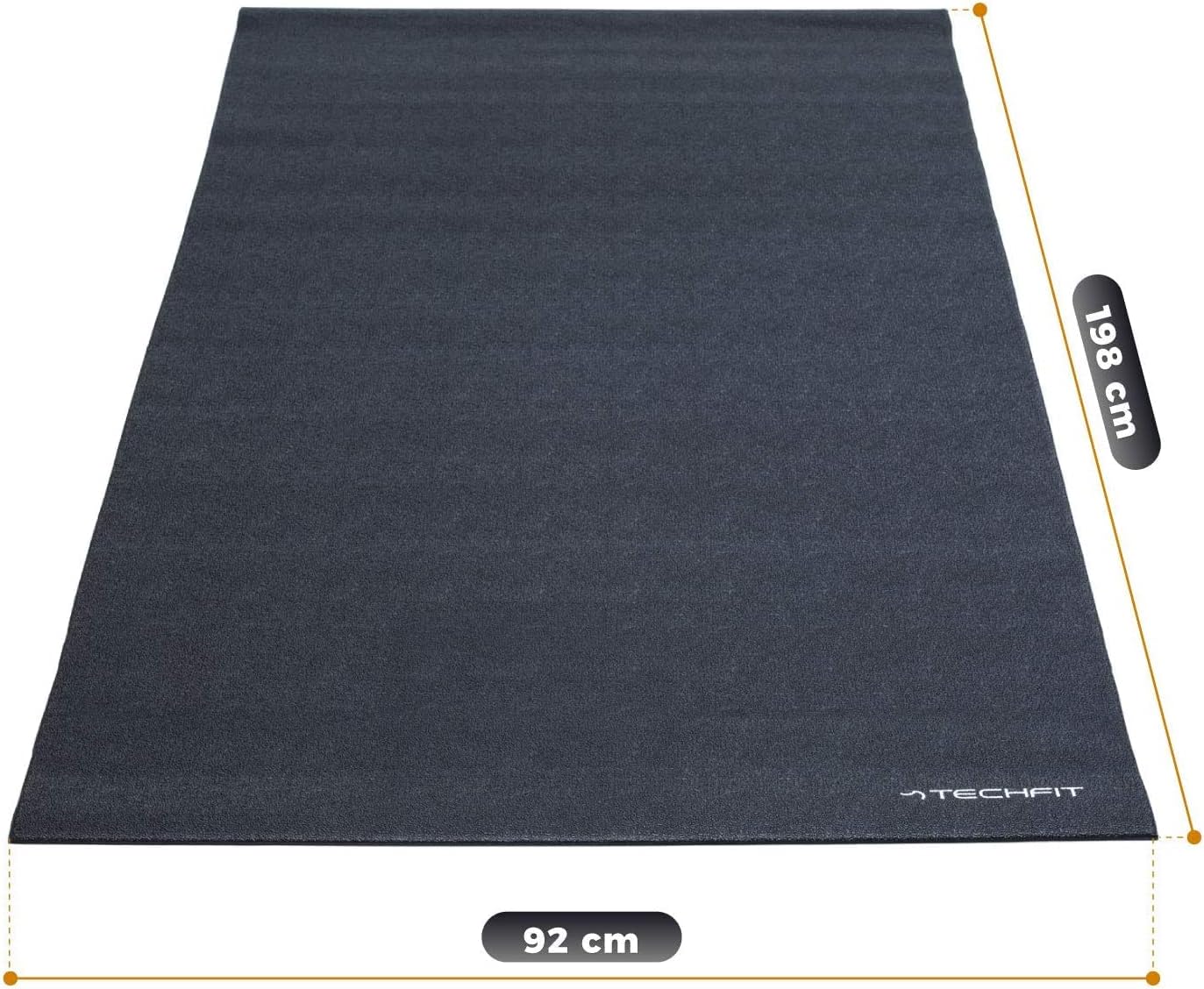 Bodenschutzmatte für Fitnessgeräte, 198 x 92 x 0.6 cm