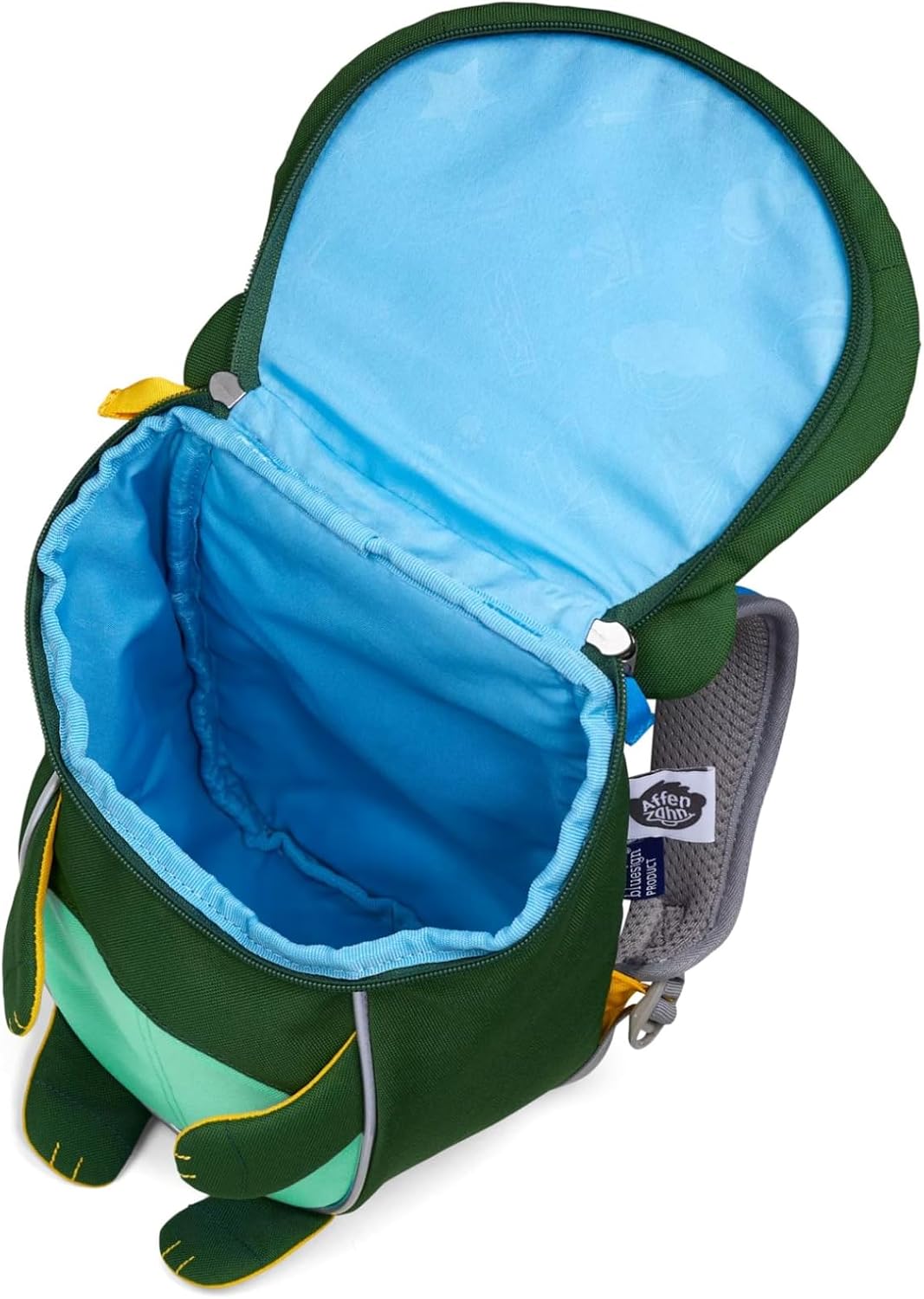 Ergonomischer Kindergarten-Rucksack Kleiner Freund, Einheitsgrösse Kreativ Bär - Grün