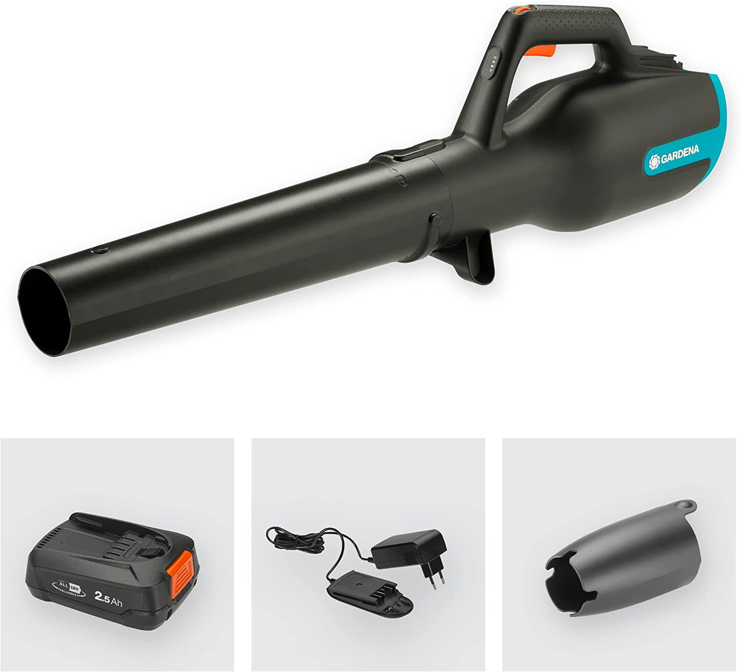 Akku-Bläser PowerJet 18V Ready-To-Use-Set, Laubgebläse