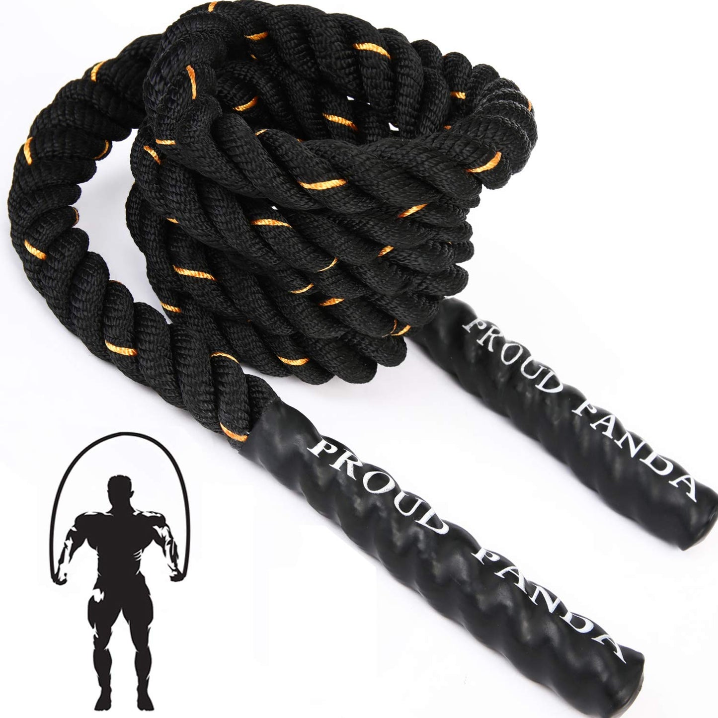 Schweres Springseil für Fitness, 1,3 kg verbesserte Edition Fitness (2,8 m)