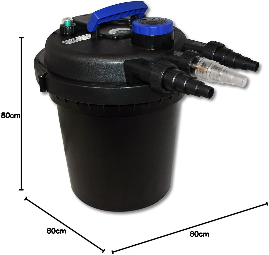 CPF-180 Teichdruckfilter-Set mit UV-C Klärer und Pumpe