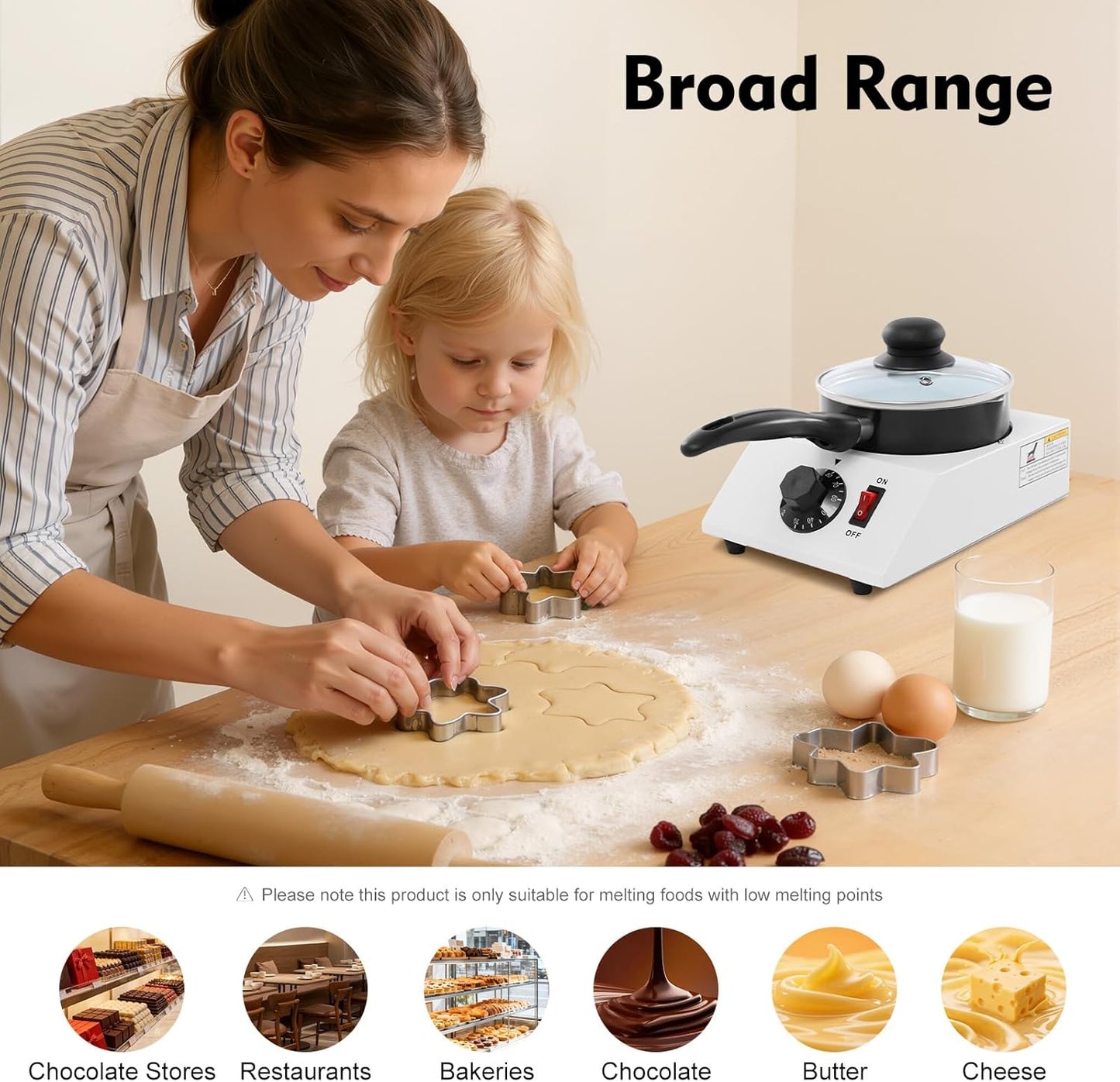 Elektrischer Schokoladenschmelzer