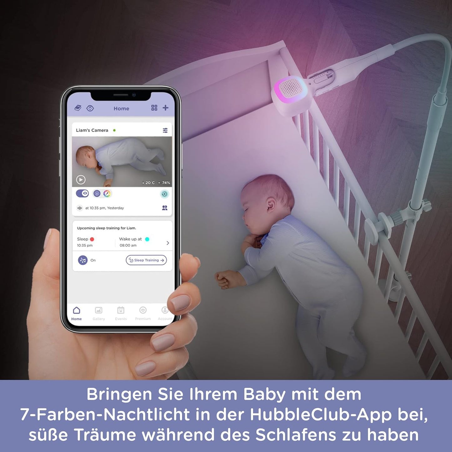 Baby Monitor mit Kamera und Smartphone-App, Pal SkyView