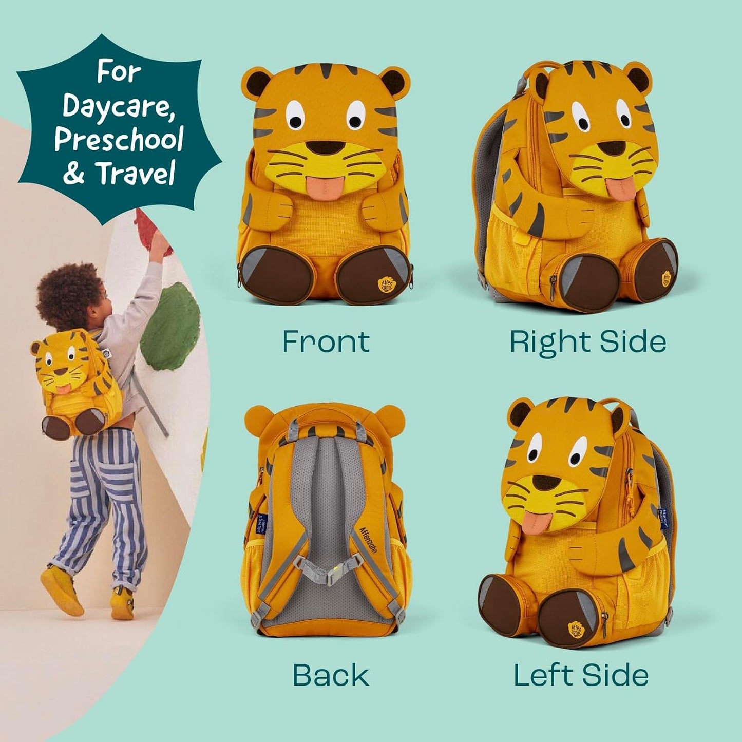 Kindergartenrucksack Grosser Freund, 8 L Gelb