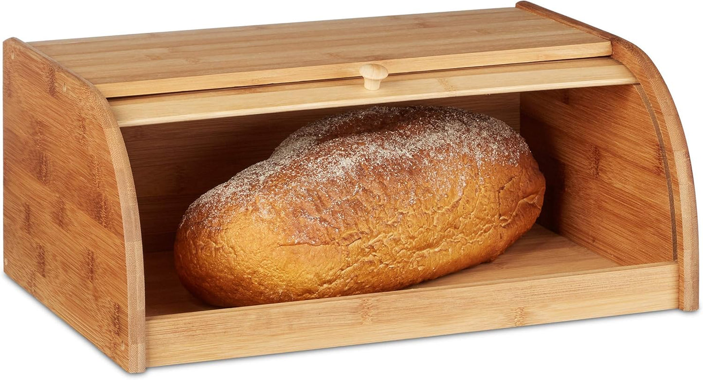 Brotkasten aus Bambus mit Rolldeckel, Single