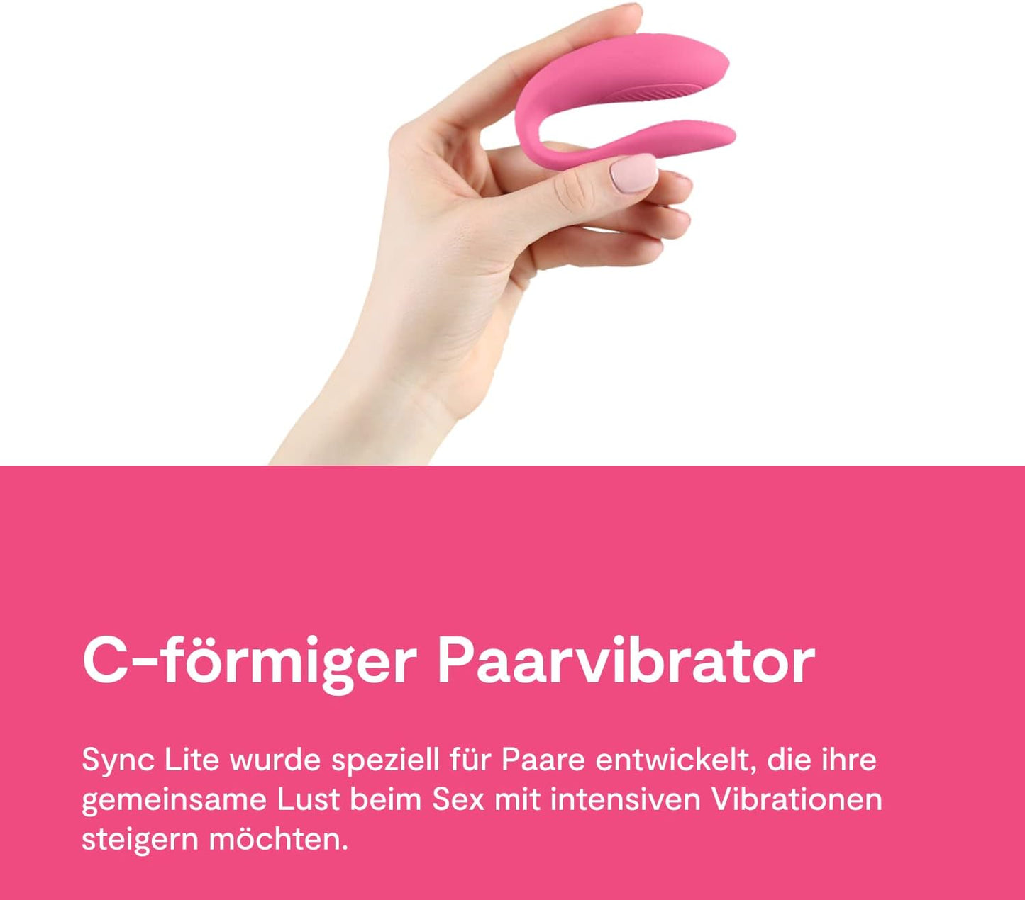 Sync Lite Paarvibrator, Rosa
