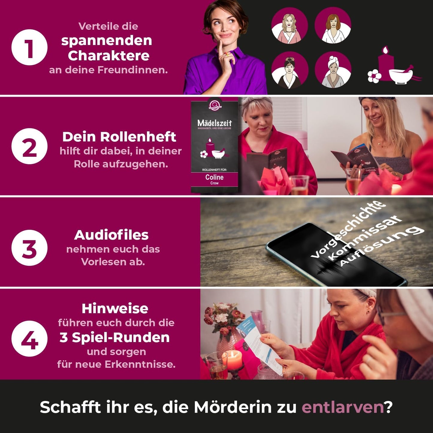 Massageöl und eine Leiche - Krimidinner