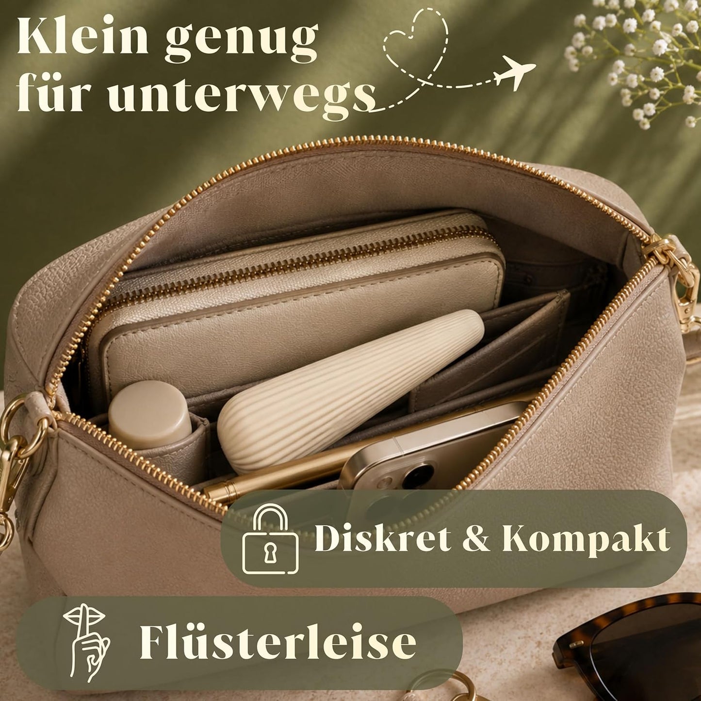 Auflegevibrator, 10 Modi, wasserdicht
