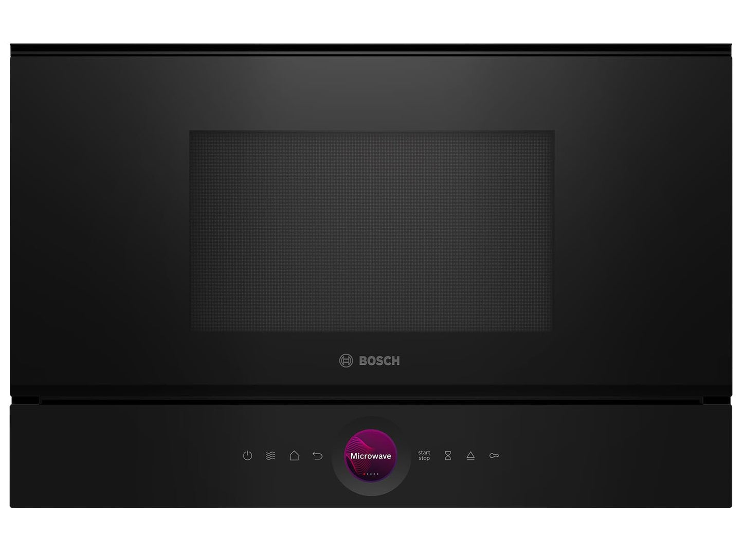 Einbau-Mikrowelle BFR7221B1, Serie 8 Schwarz 60 cm Breite