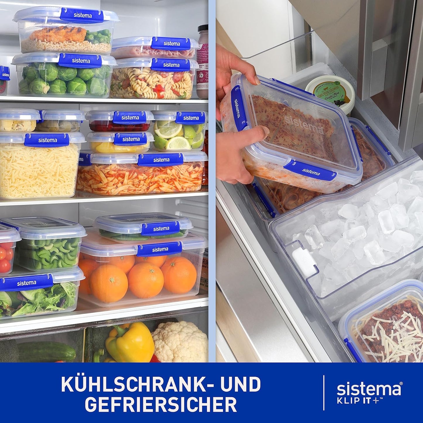 6 x Klip It Plus Frischhaltedosen, 6er Pack