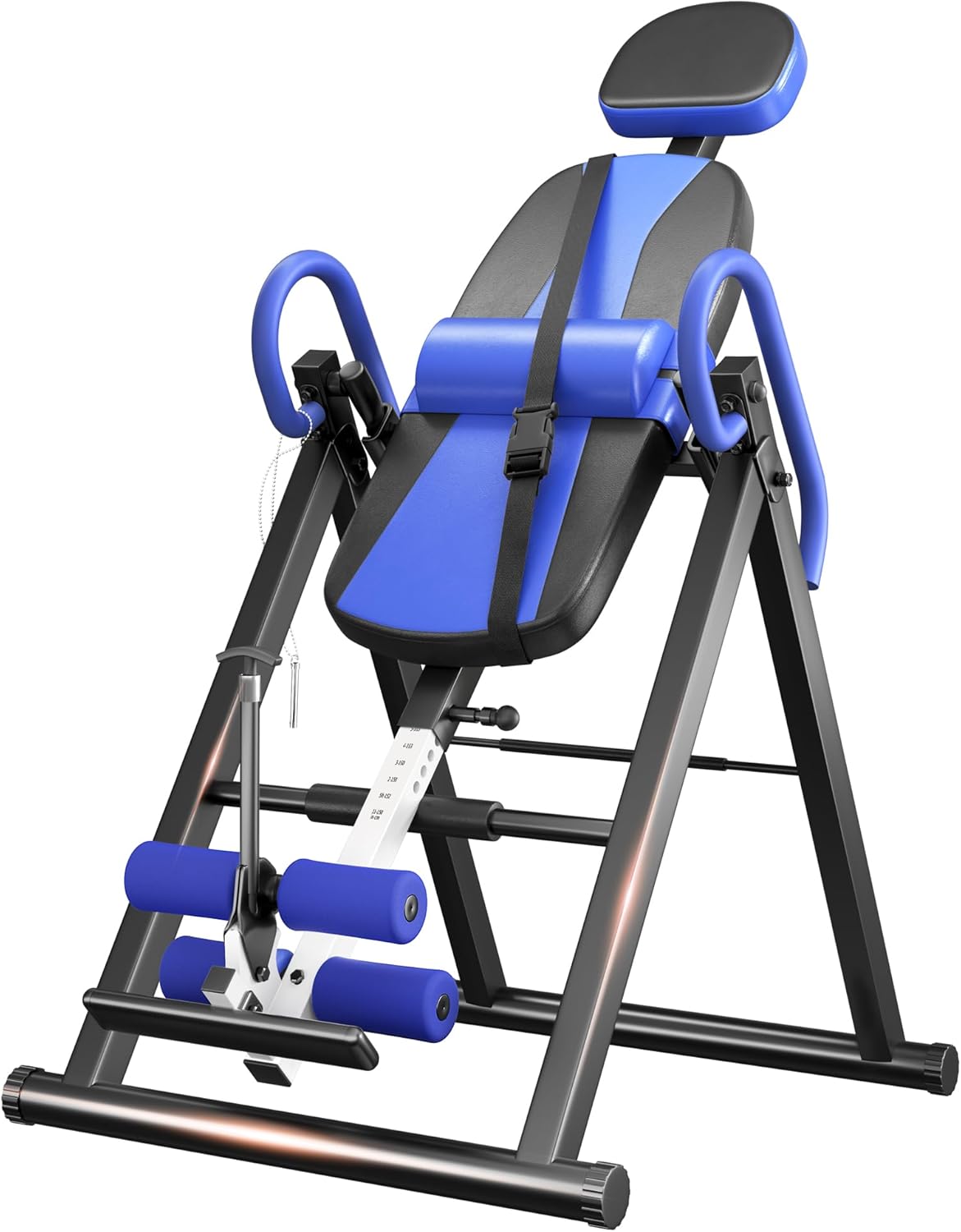 Faltbarer Inversionstrainer, Blau und Schwarz
