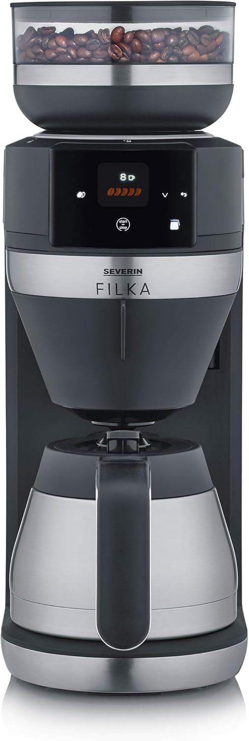 Filterkaffee-Vollautomat mit Thermokanne, Mit Thermokanne