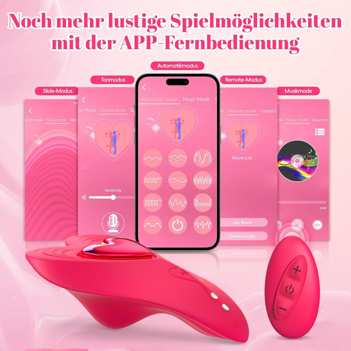 Butterfly Vibrator mit App-Fernbedienung