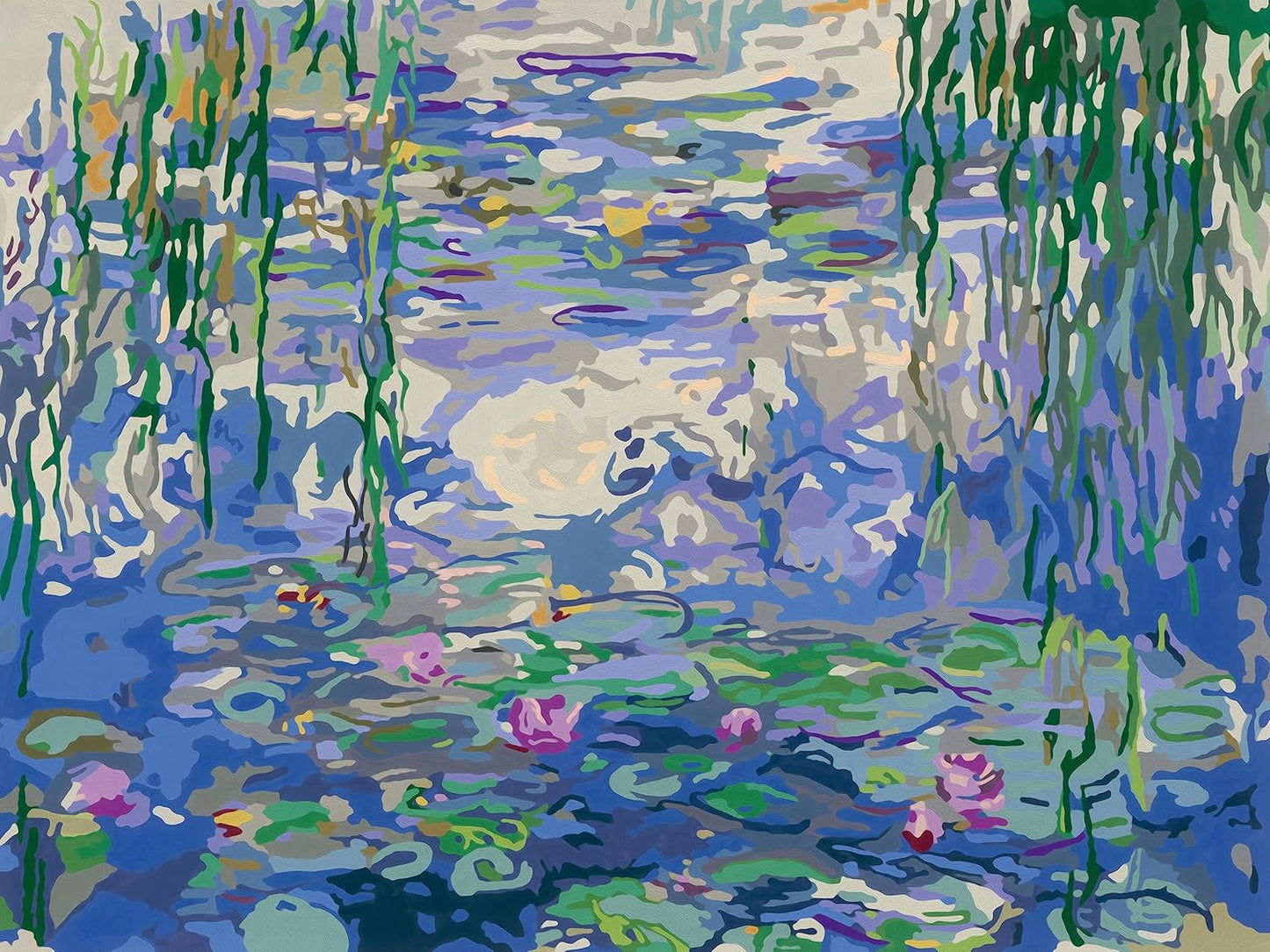 CreArt Collection Malen nach Zahlen: Waterlilies (Monet)