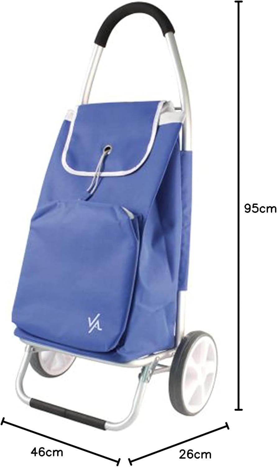 Einkaufstrolley mit Thermofunktion, Blau
