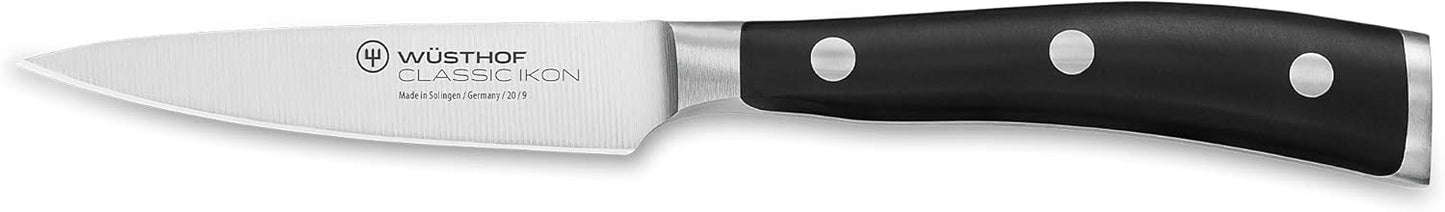 Classic Ikon Gemüsemesser, Schwarz 9 cm