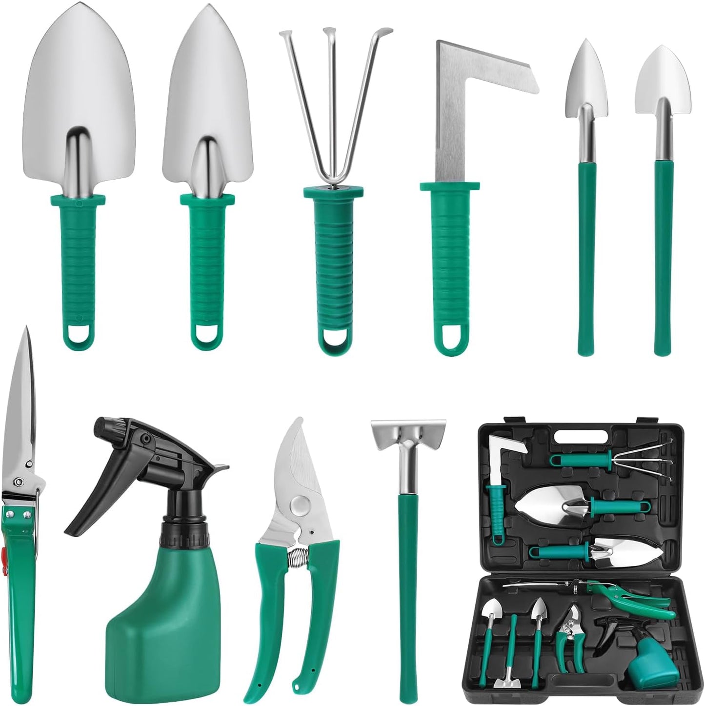 Garten-Werkzeuge-Set, Grün