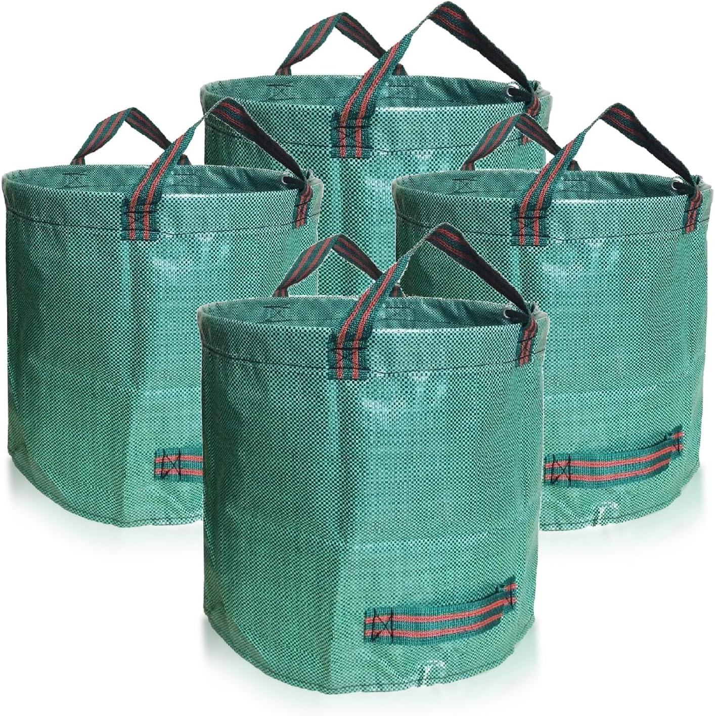 4-teiliges Gartensack-Set mit extra verstärktem Boden, 1 stück (4er Pack) Grün