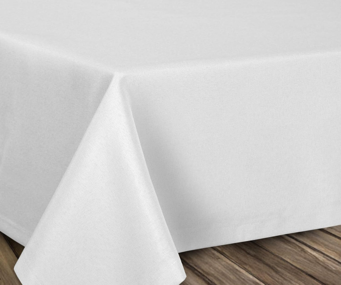 Fleckenabweisende Tischdecke, 320 x 160 cm (Rechteckig) Weiß