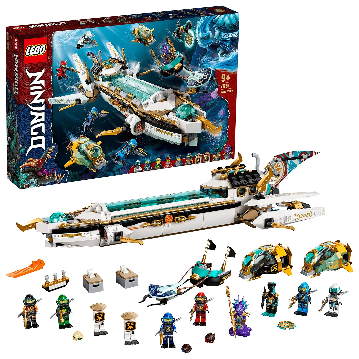71756 Ninjago Wassersegler, Konstruktionsspielzeug, Standard Verpackung Single