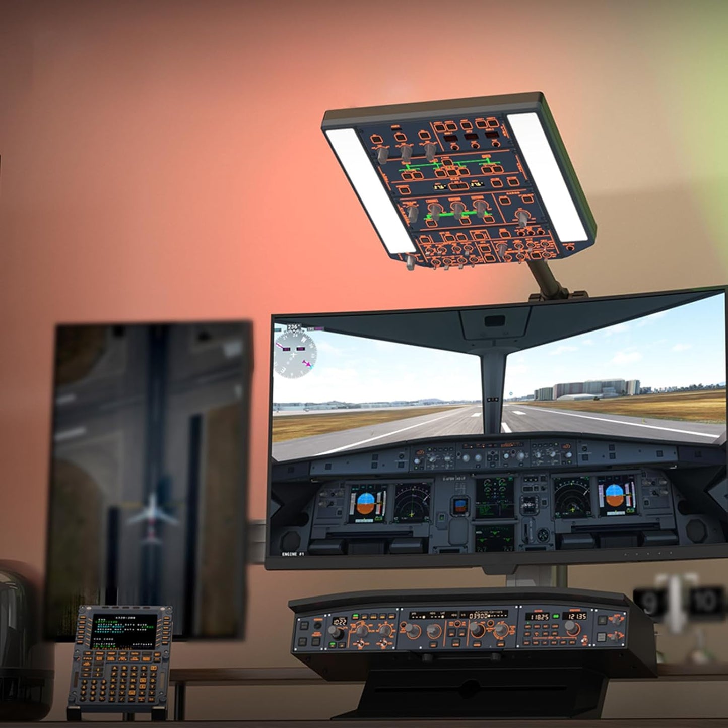 A320OVH Flugsimulator Overheadpanel