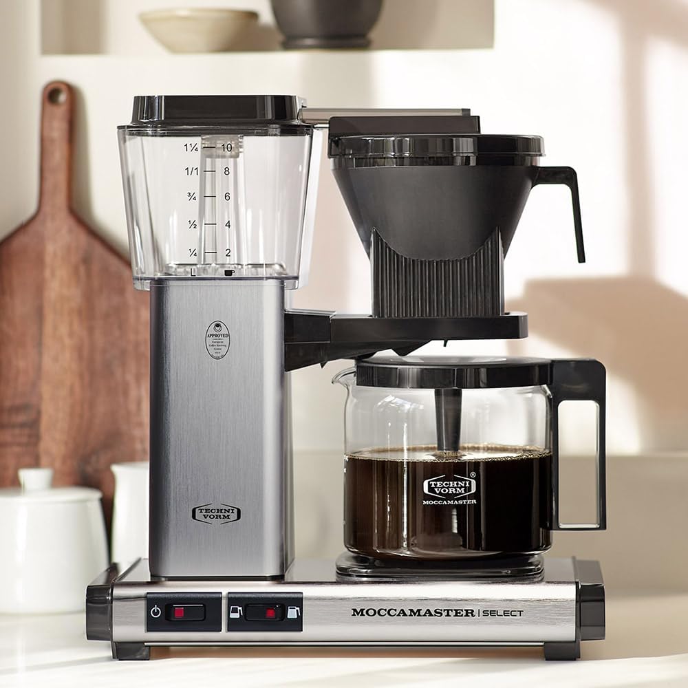 Filter-Kaffeemaschine KBG Select mit Glaskanne, Brushed Single