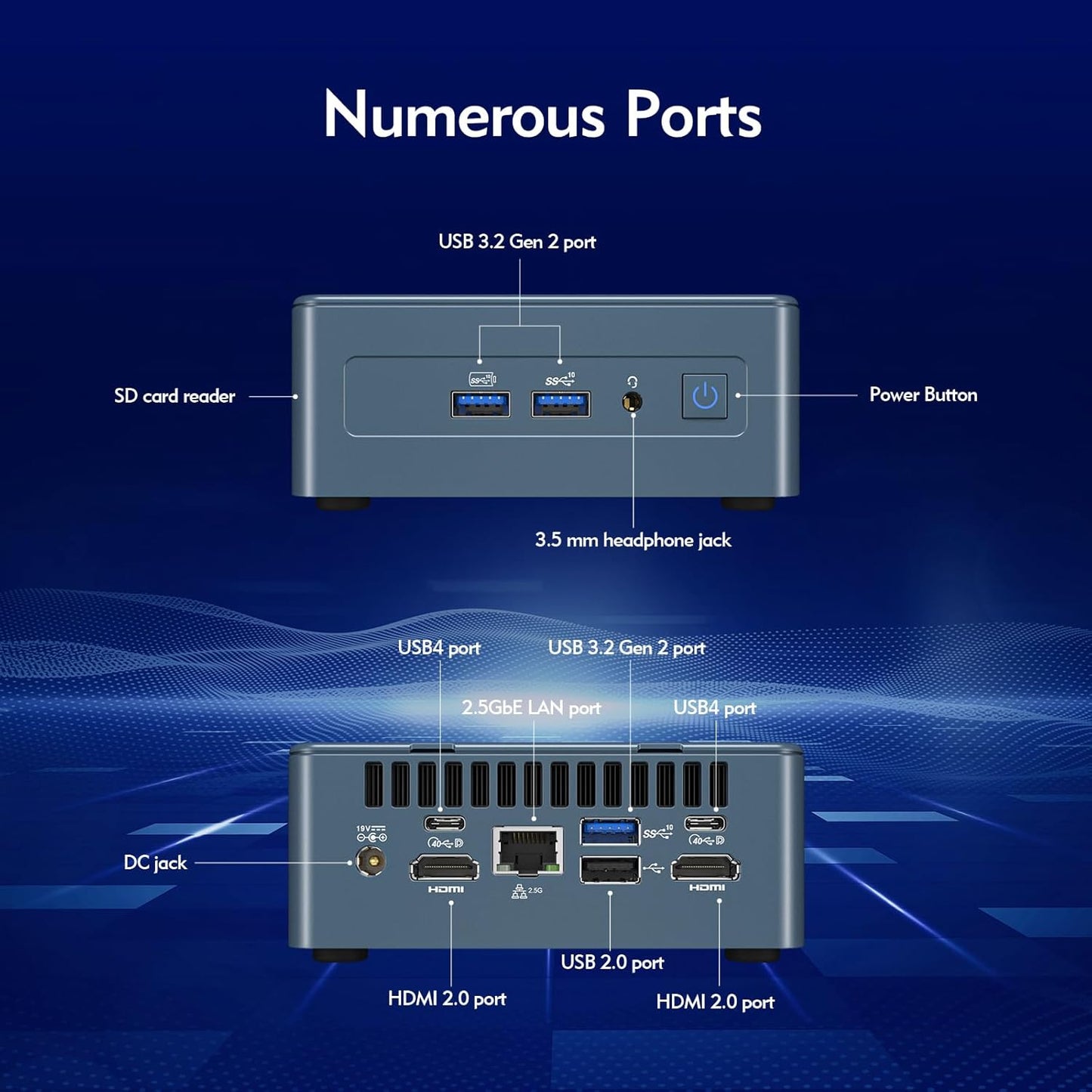Mini PC mit i9-12900H & 8K Iris Xe Graphics, IT12i9(32+1T)