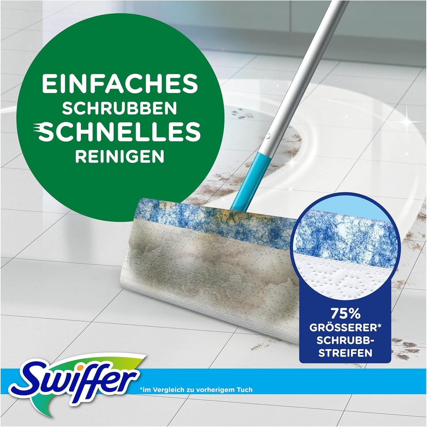 Bodenwischer Nachfüllpackung (60 feuchte Tücher), 60 Tücher (3x20)